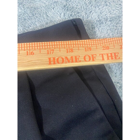 Dockers Premium Pants Mens 38x32 Black Relaxed Fit Pleated Chino Cuffed - Picture 8 of 8